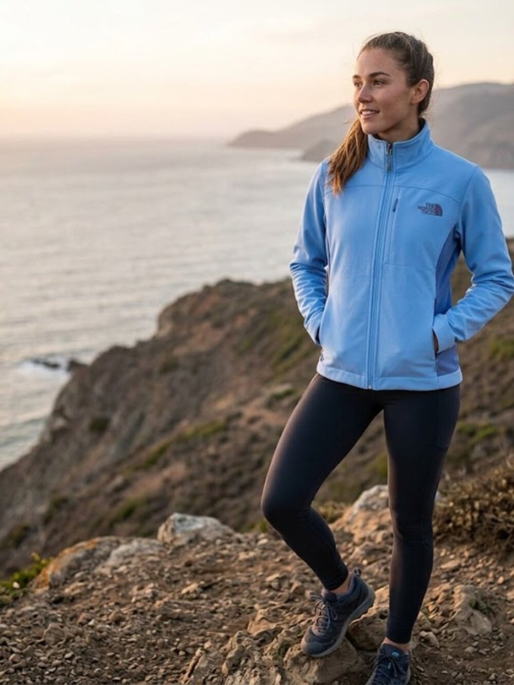 The‎ North Face Track Jacket Womens Apex Bionic Large Blue
